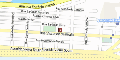 Ipanema Rio de Janeiro Stadtplan